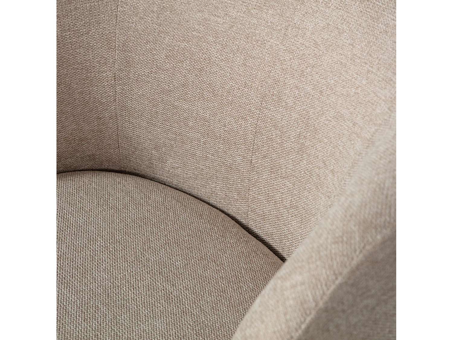 Fauteuil pivotant en tissu tissé SERRA