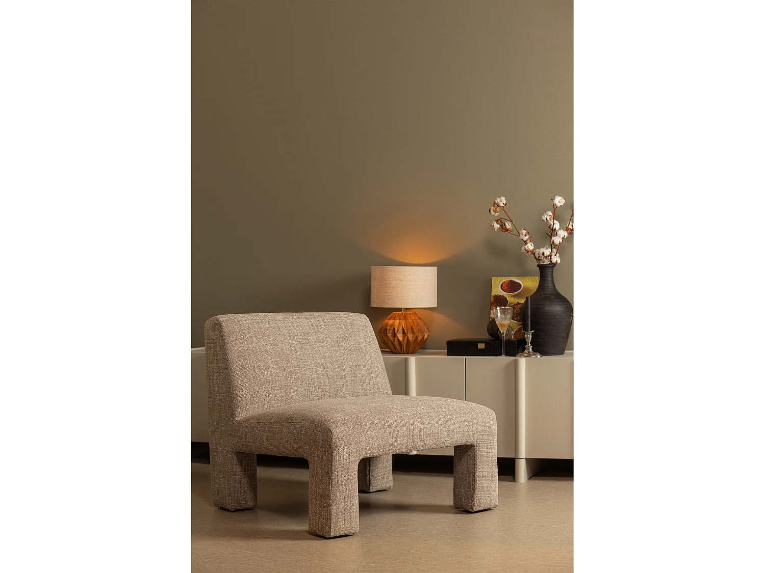 Fauteuil en polyester LAVID