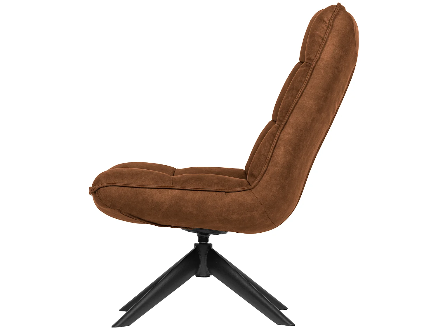 Fauteuil rotatif en aspect cuir JOUKE