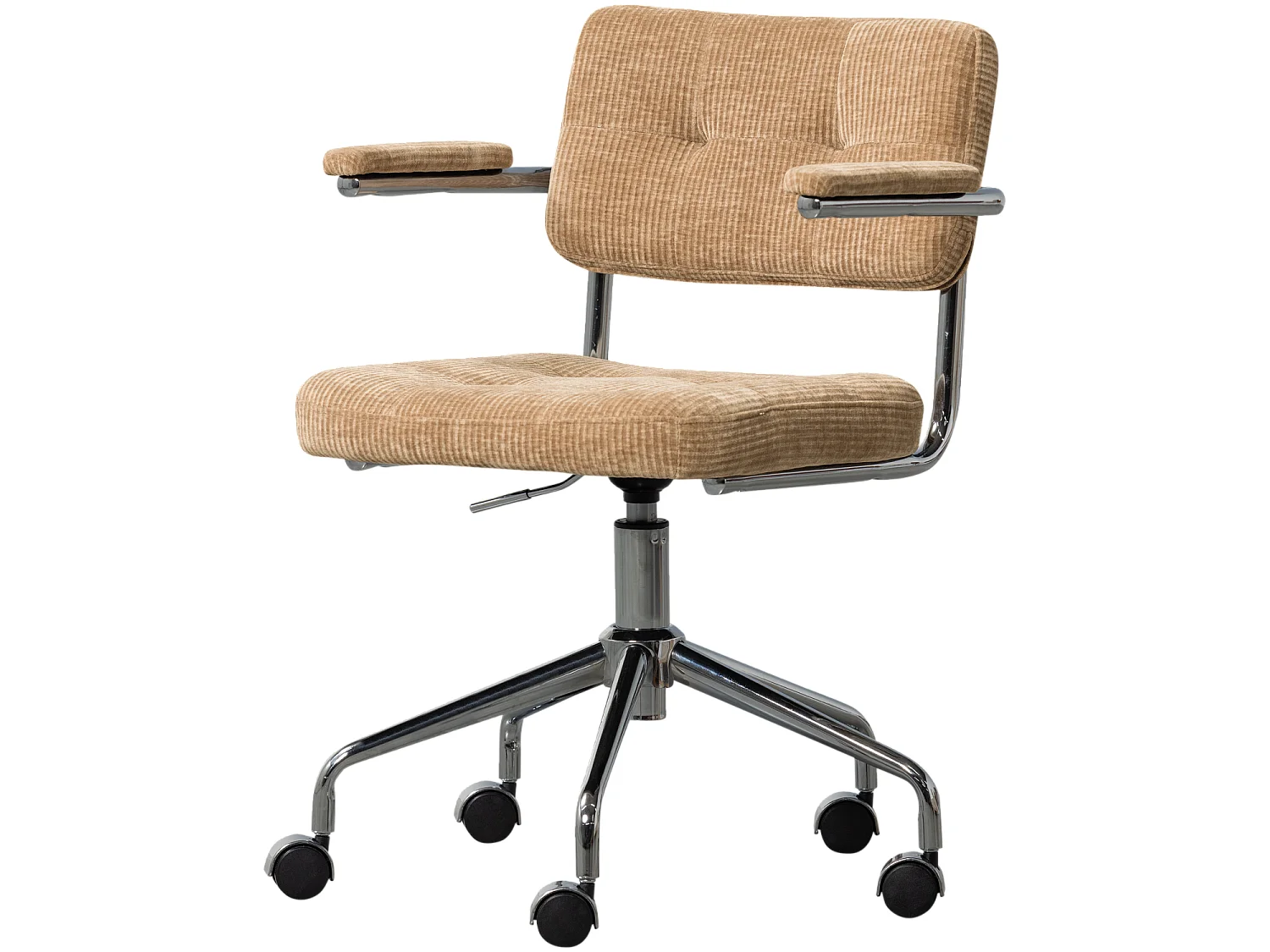 Chaise de bureau en tissu tissé KOVA