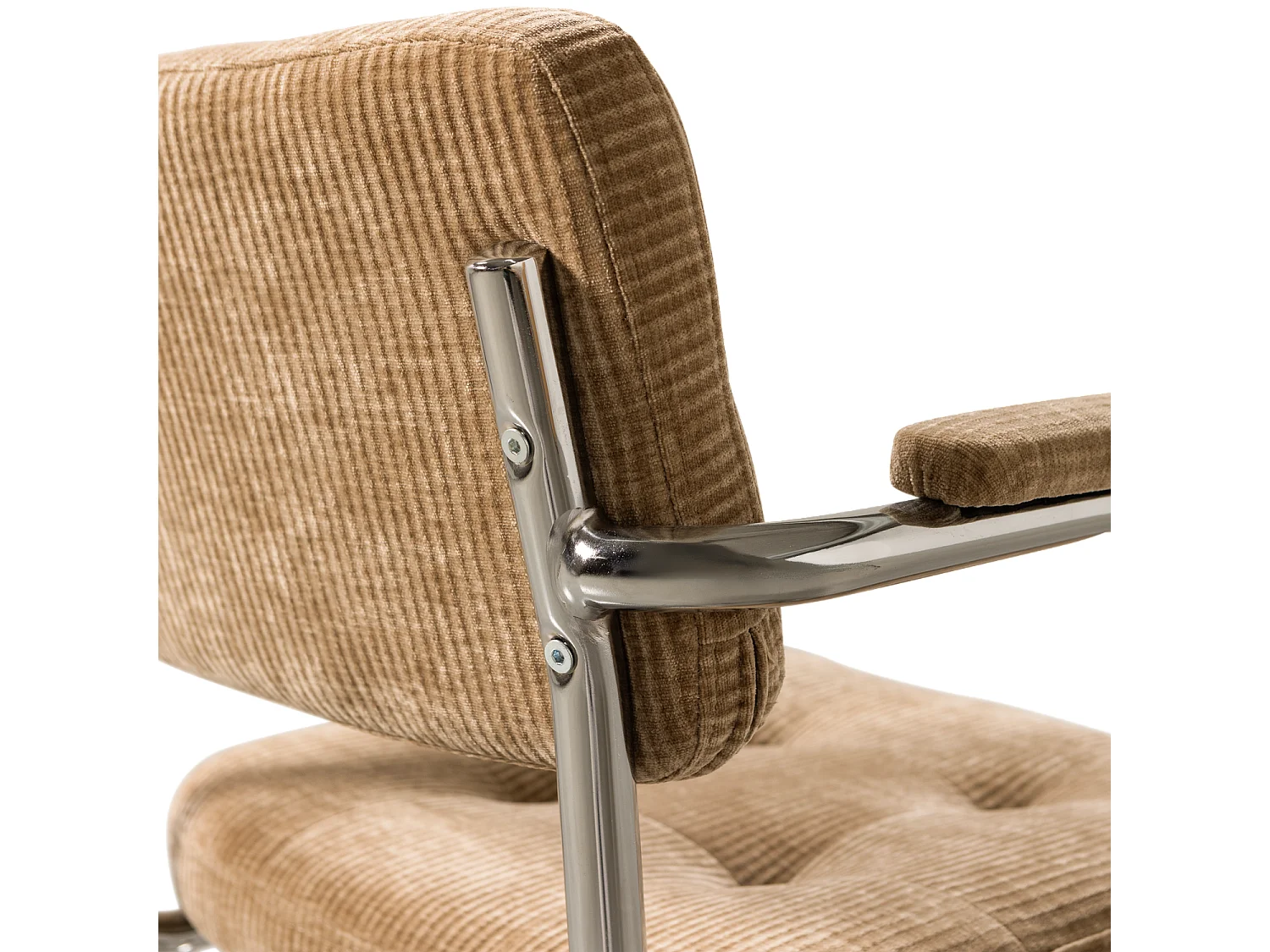Chaise de bureau en tissu tissé KOVA