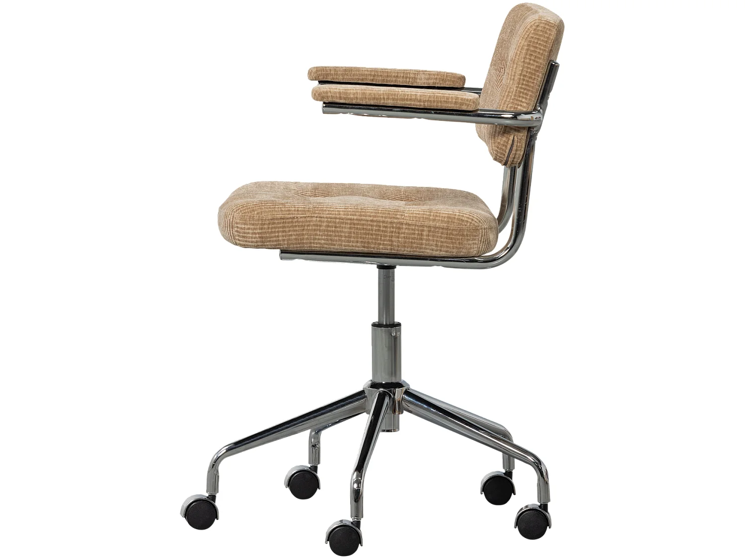 Chaise de bureau en tissu tissé KOVA