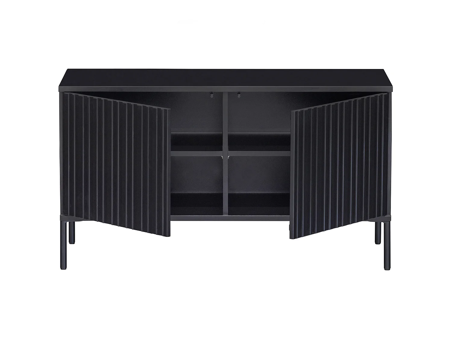 Meuble tv 2 portes en pin NEW GRAVURE