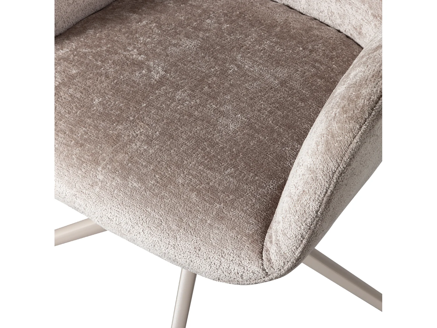 Chaise de bureau en chenille MORROS