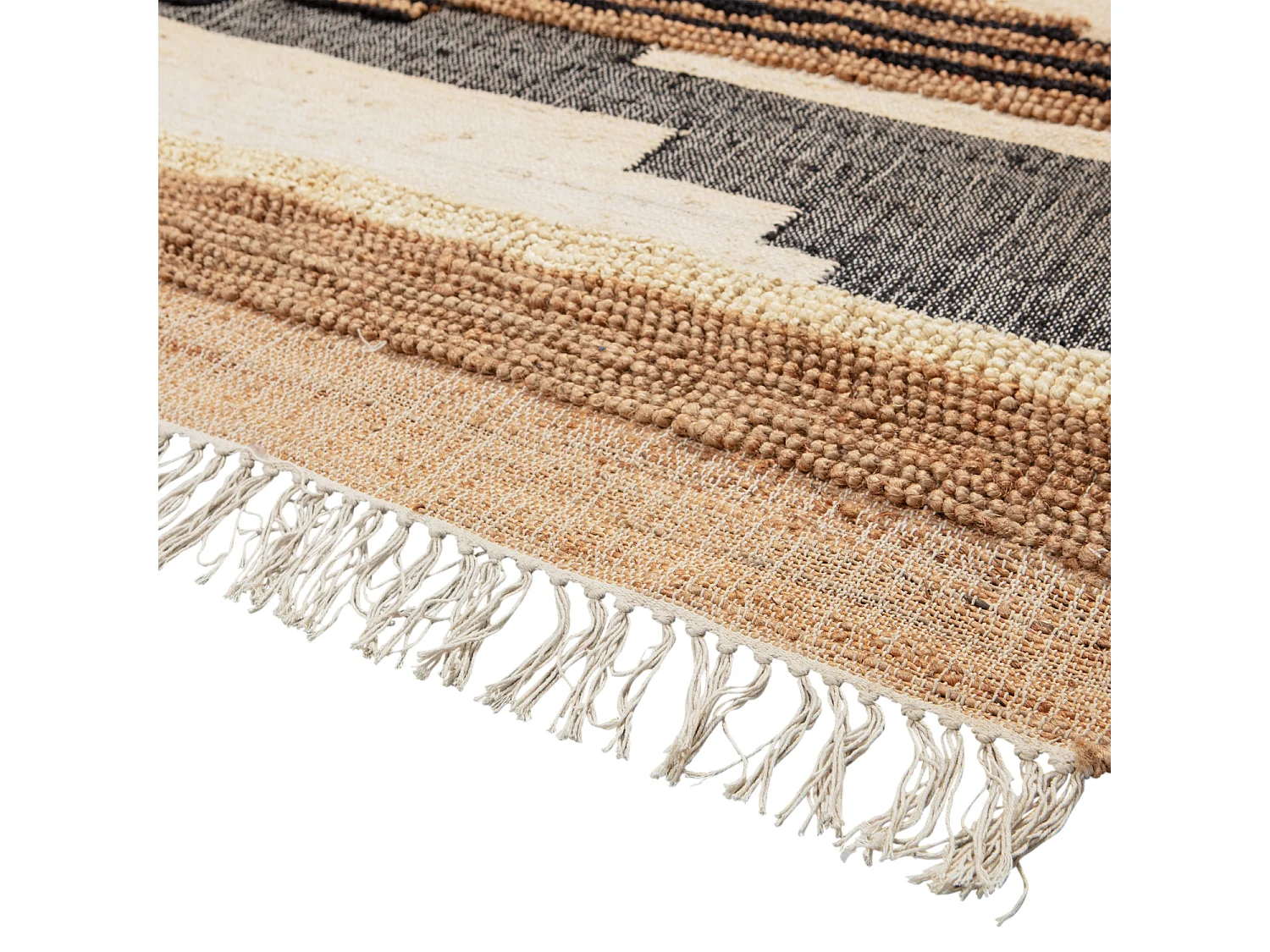 Tapis en jute et coton LIBERAL