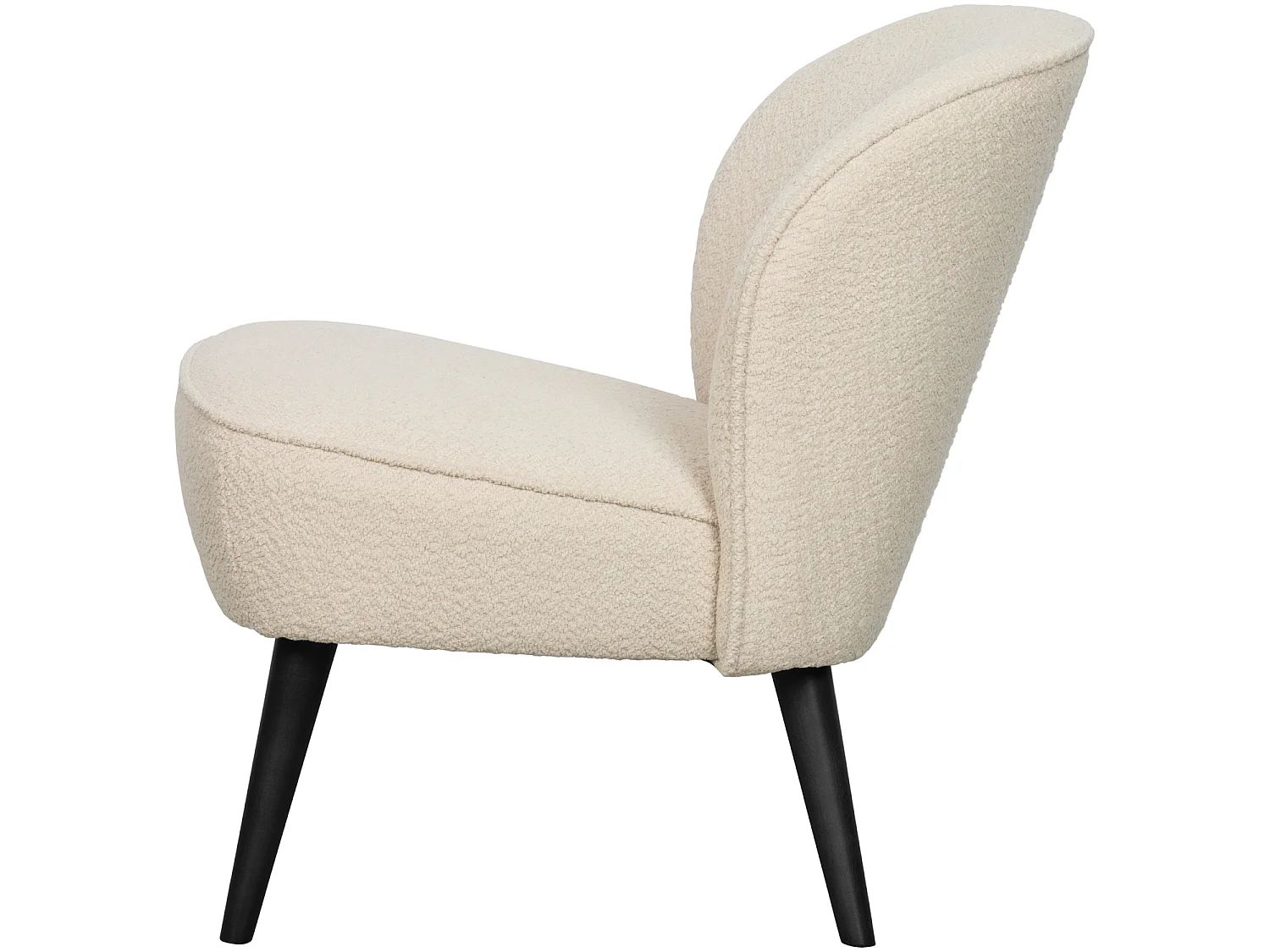 Fauteuil en bouclé SARA