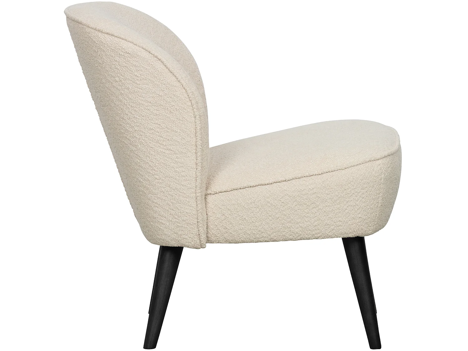 Fauteuil en bouclé SARA