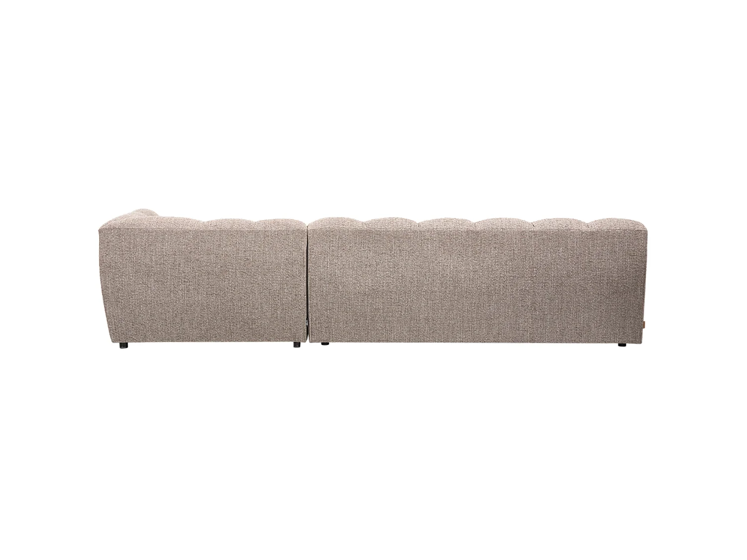 Canapé d'angle droit en tissu ALLURE