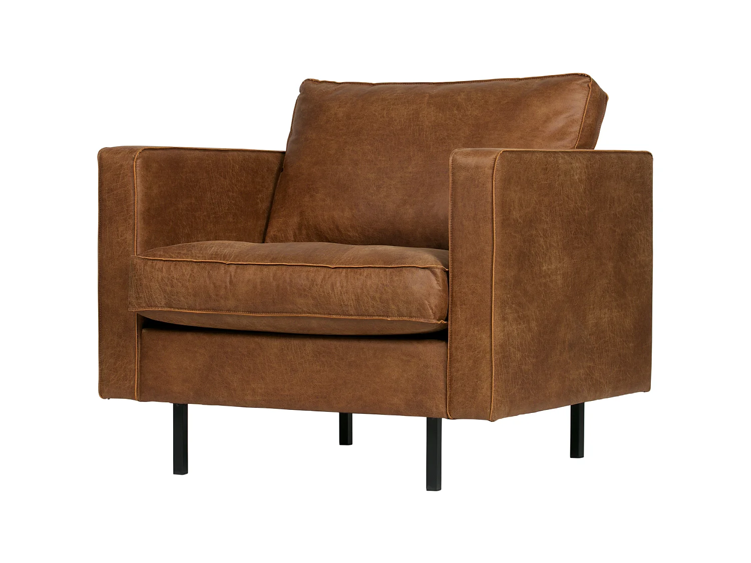 Fauteuil en similicuir recyclé RODEO CLASSIC