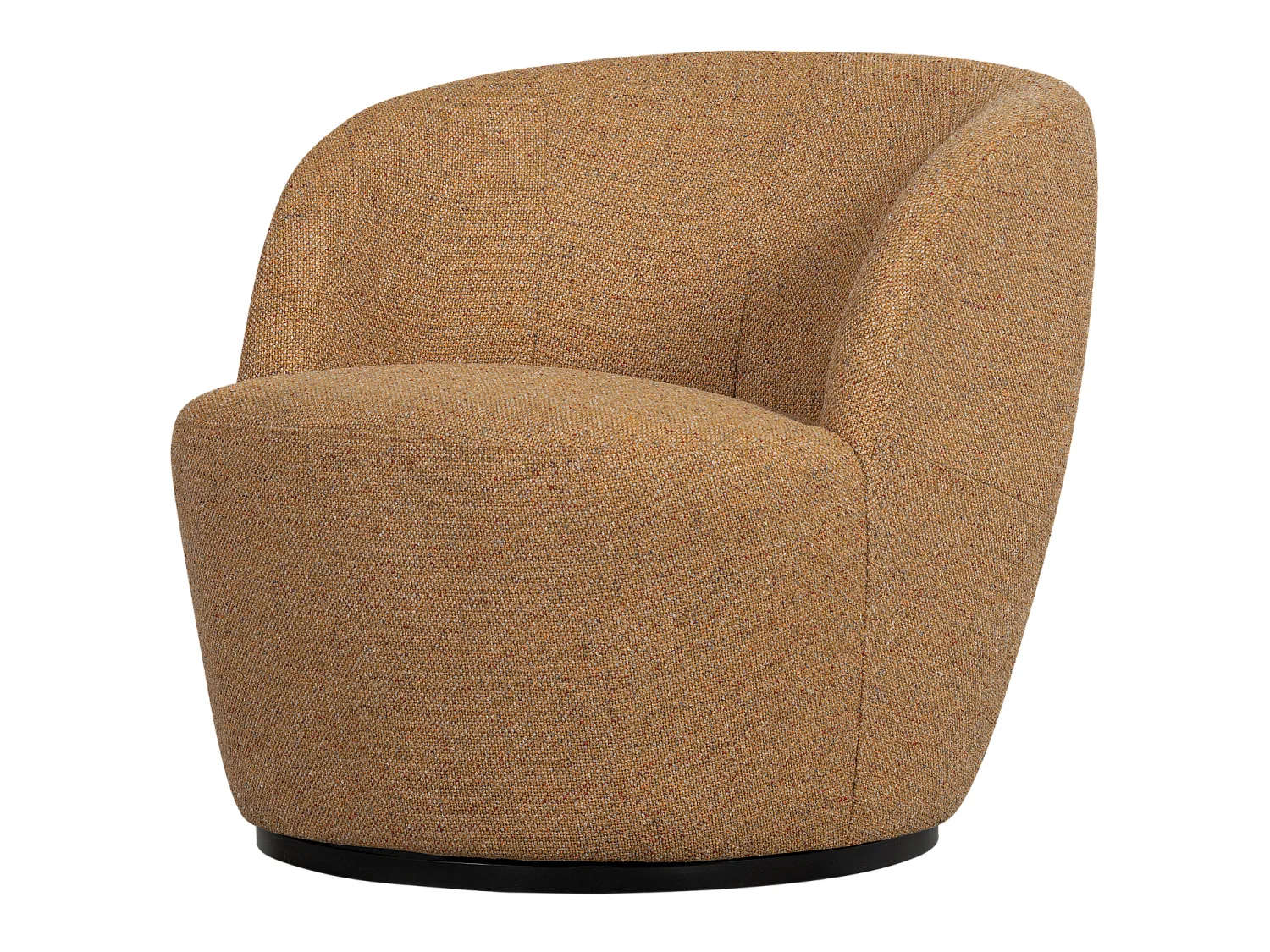 Fauteuil pivotant en tissu tissé SERRA
