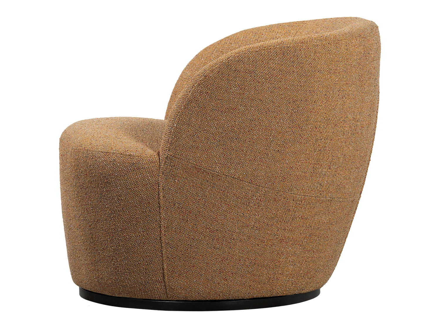 Fauteuil pivotant en tissu tissé SERRA