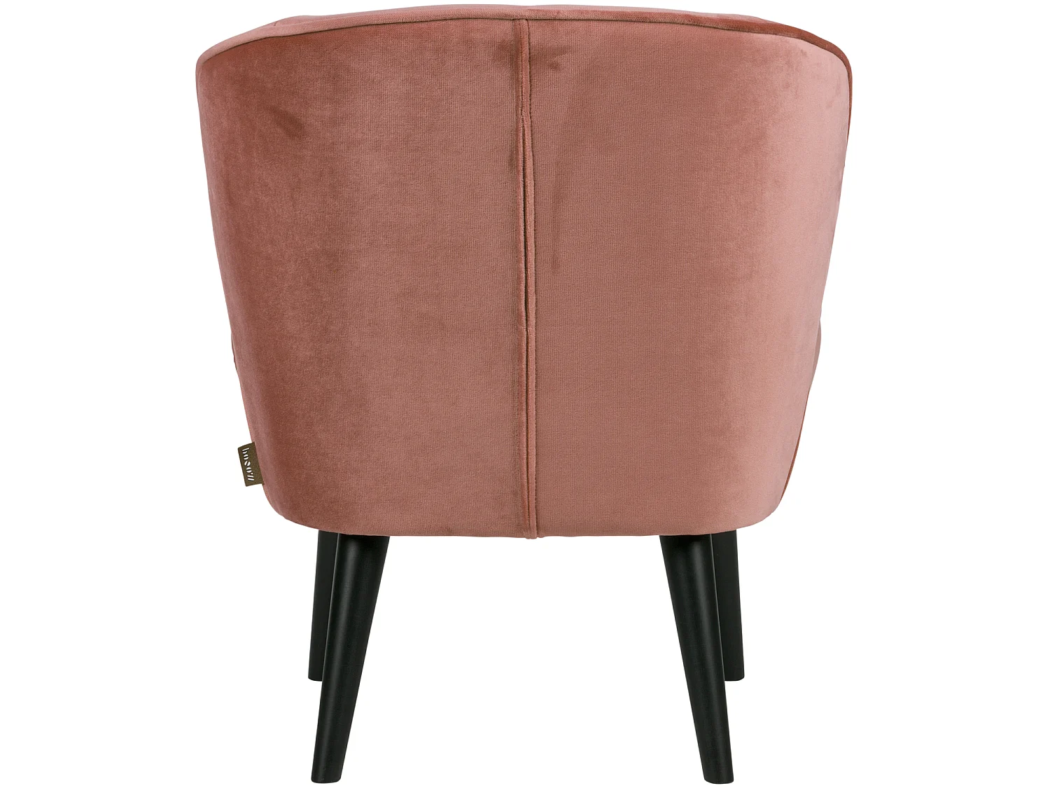 Fauteuil en velours SARA