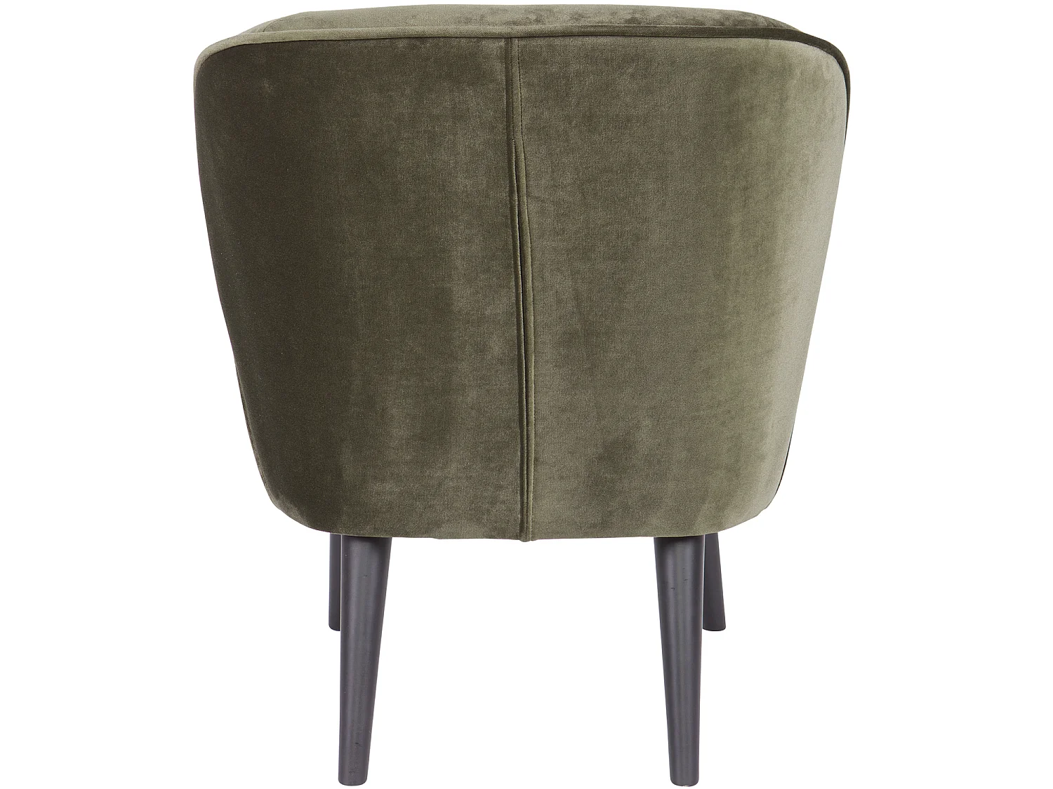 Fauteuil en velours SARA