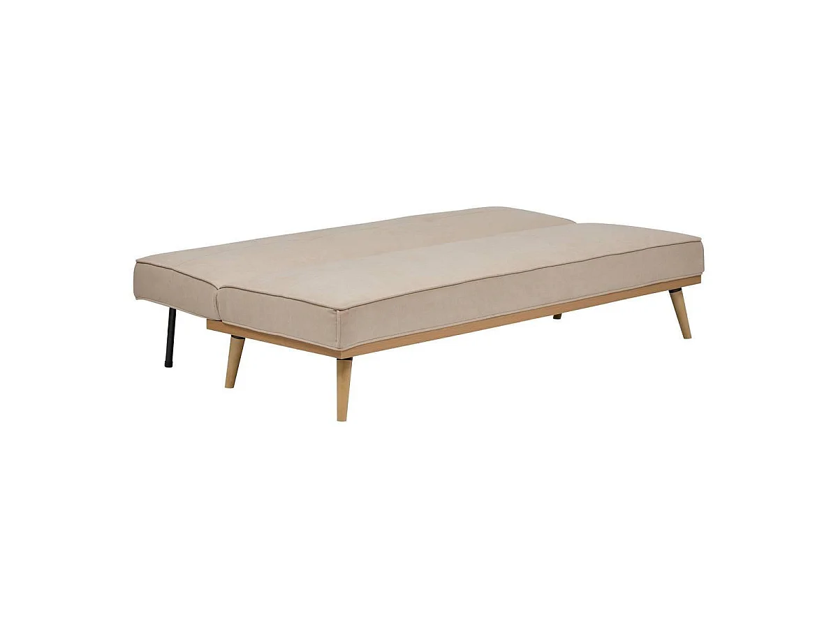 Canapé Convertible 3 Places "Dohan" 180cm Beige