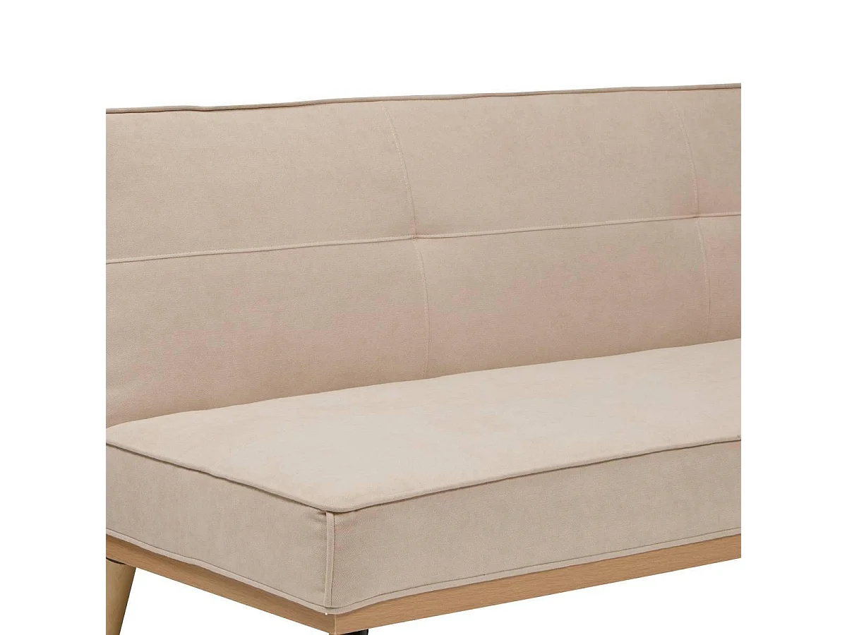 Canapé Convertible 3 Places "Dohan" 180cm Beige