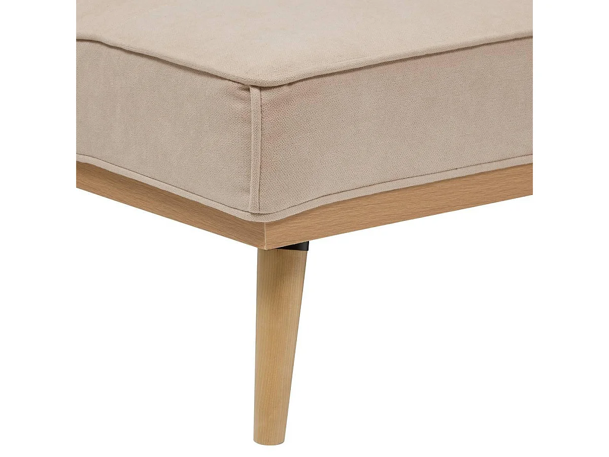 Canapé Convertible 3 Places "Dohan" 180cm Beige