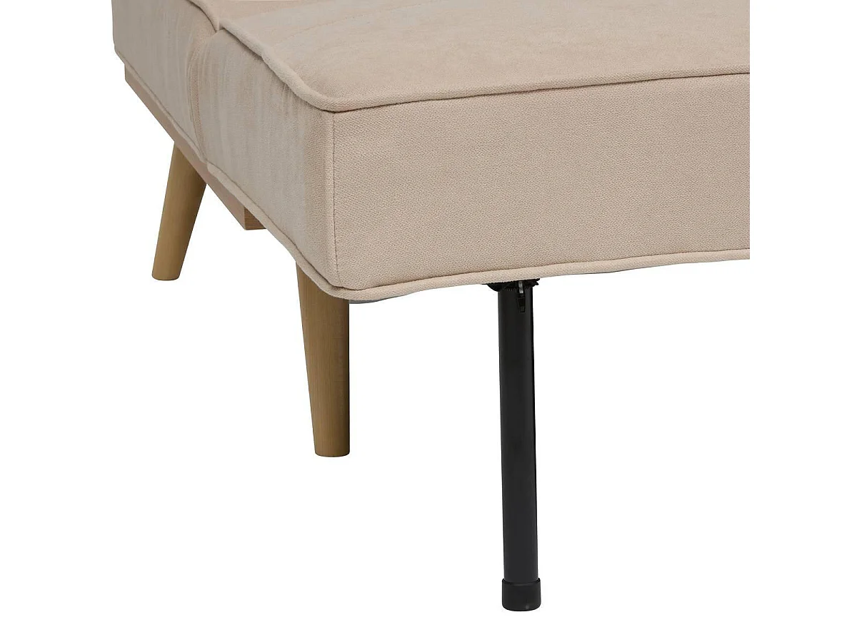 Canapé Convertible 3 Places "Dohan" 180cm Beige