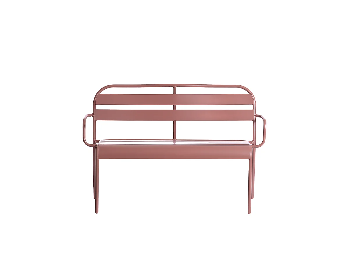 Banc de jardin en aluminium 2 places