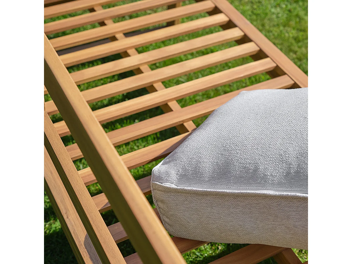 Set da giardino in acacia massiccia