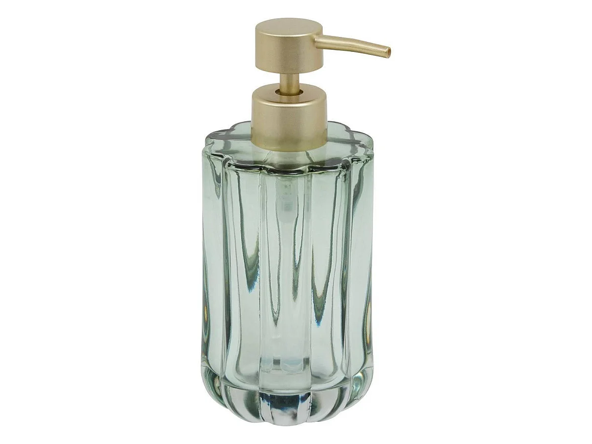 Distributeur de Savon en Verre "Floréa" 18cm Vert
