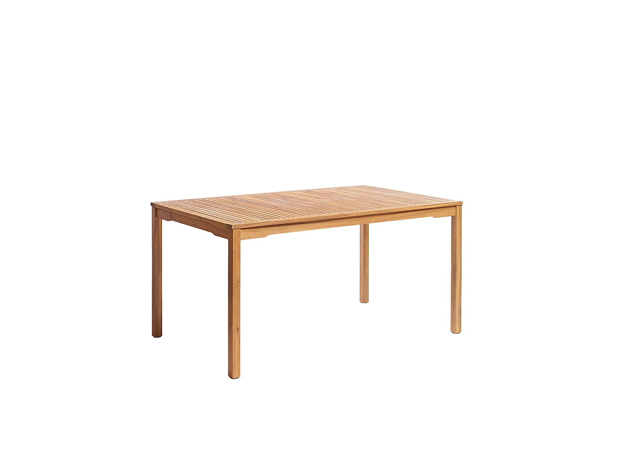 Table de jardin en acacia massif 150 cm