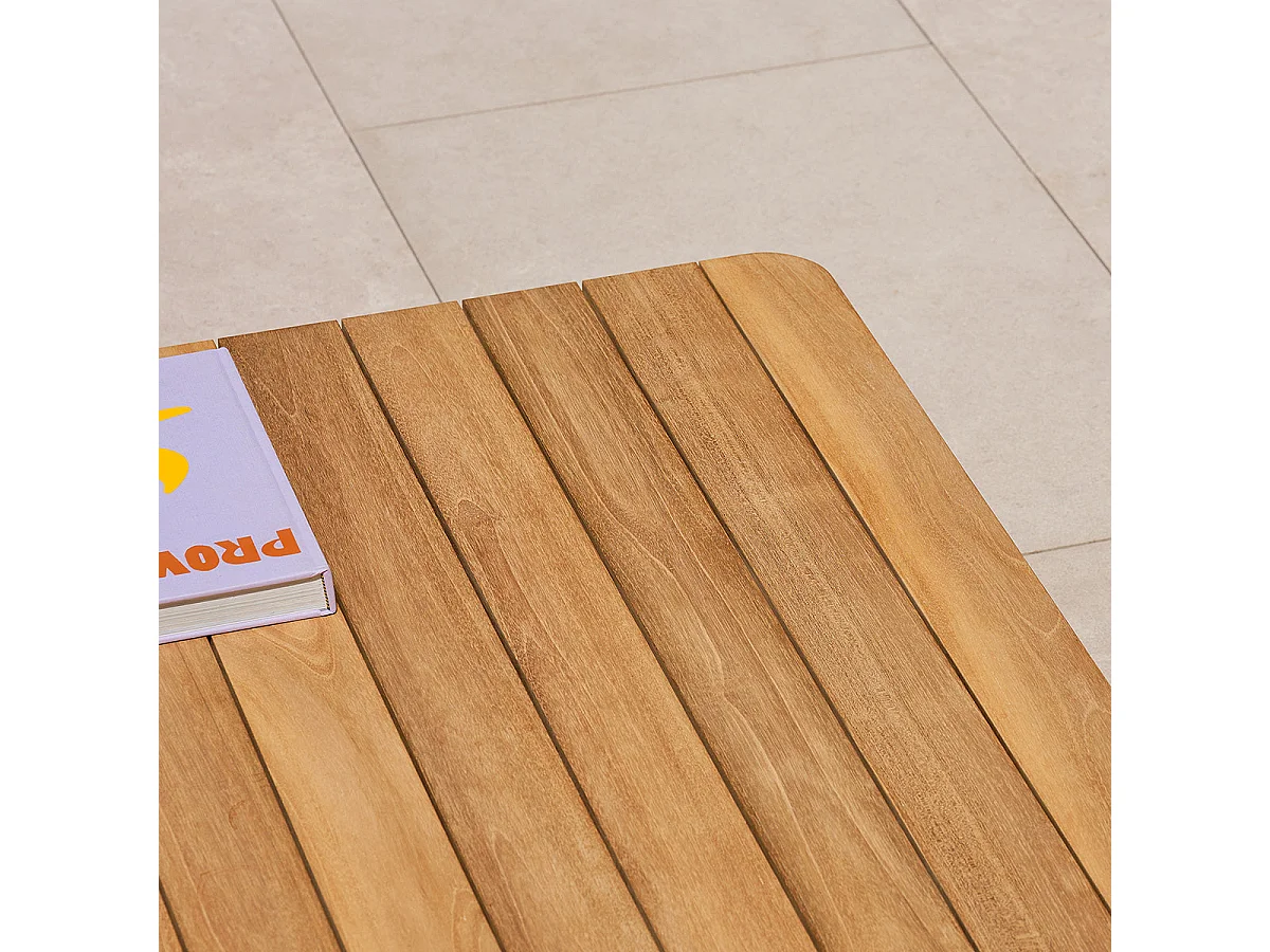 Tavolino da giardino in teak