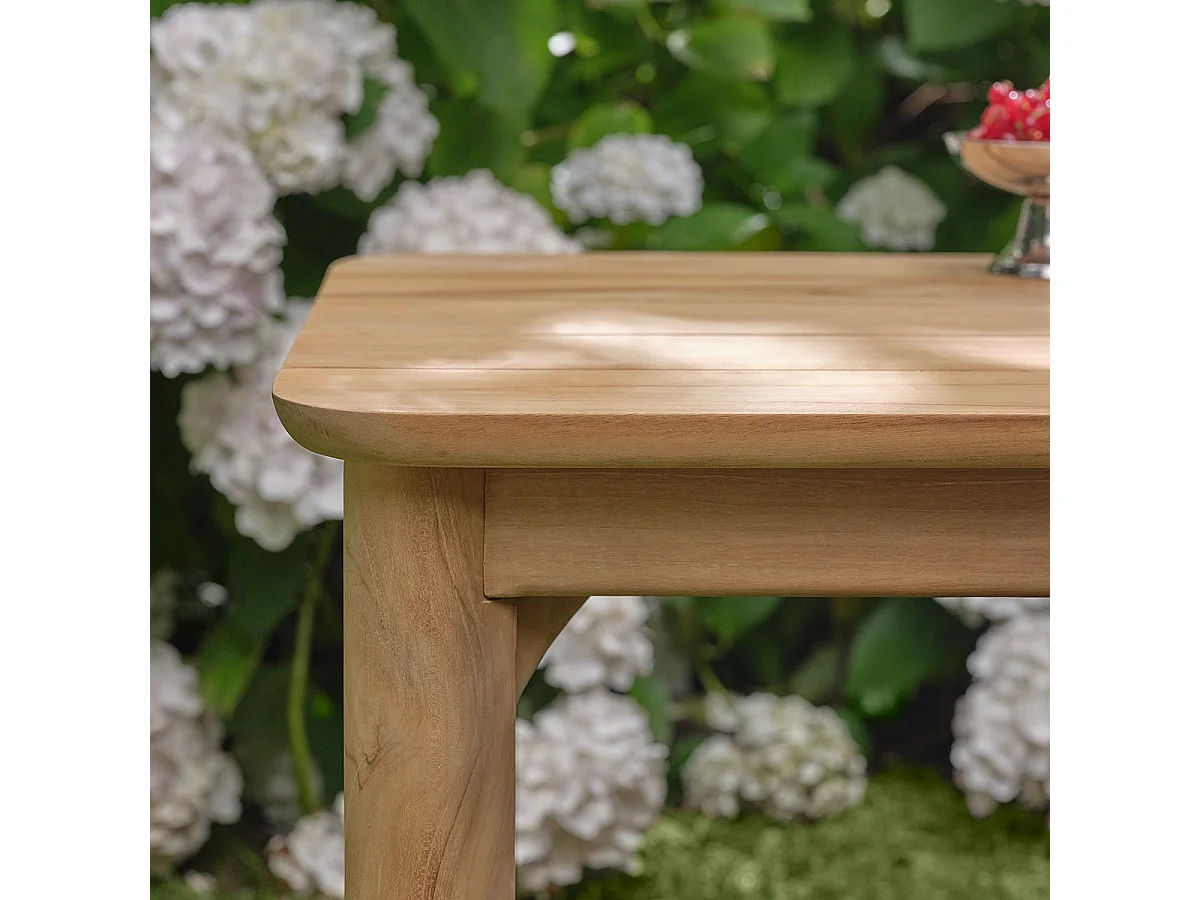 Tavolino da giardino in teak