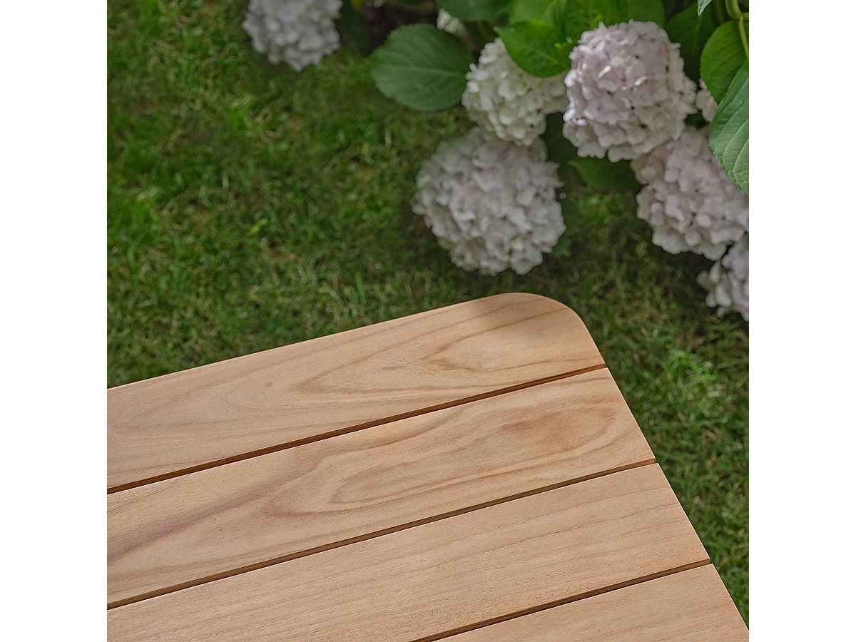 Tavolino da giardino in teak
