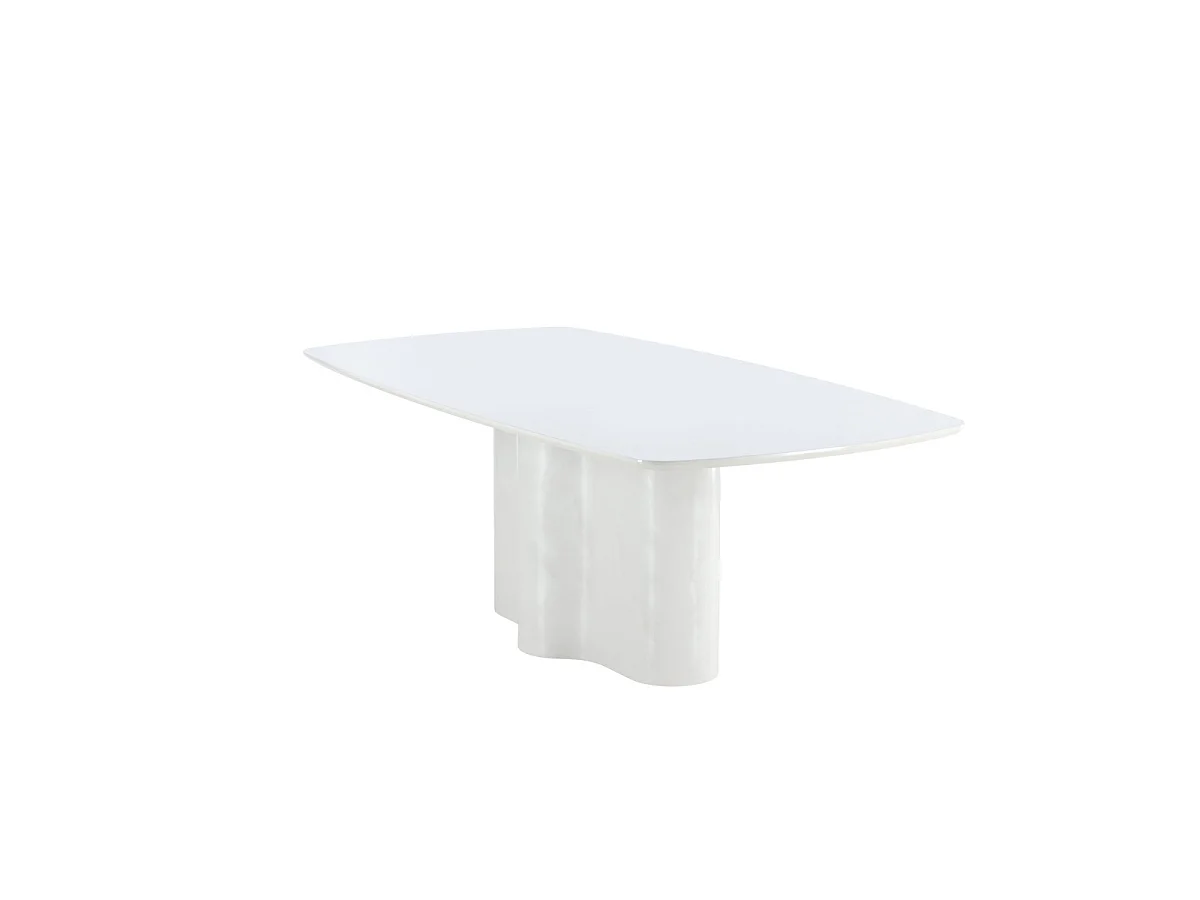 Table à Manger Design "Väddö" 220cm Blanc