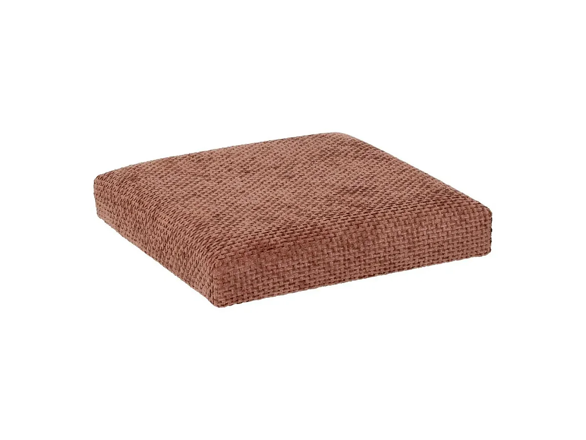 Pouf Coffre Pliable "Velvy" 31cm Terracotta