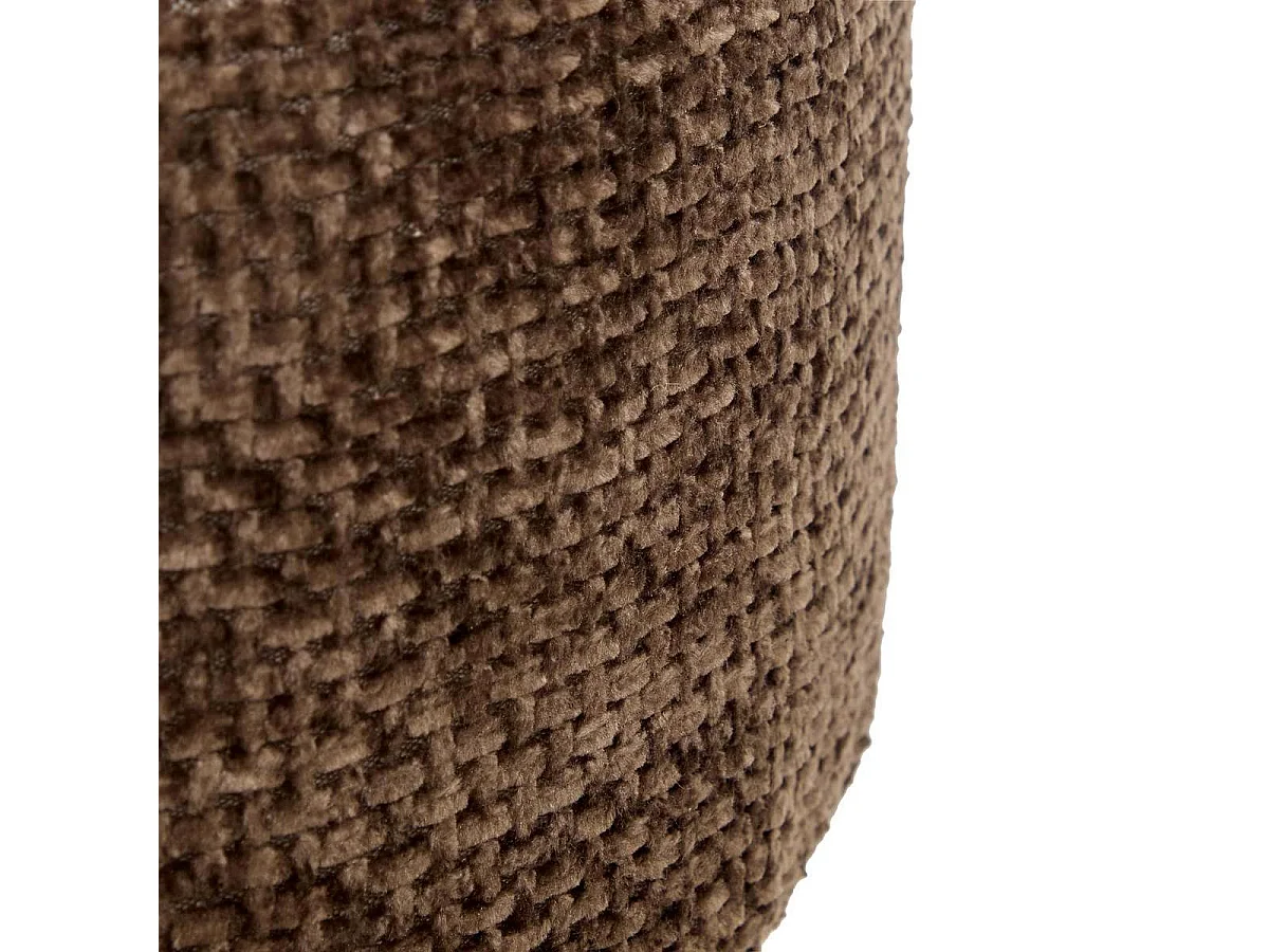 Tabouret d'Appoint Chenille "Spolo" 39cm Tonka