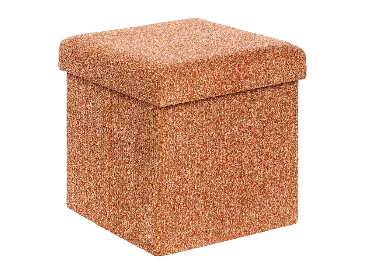 Pouf Coffre Pliable "Oxia" 38cm Ambre