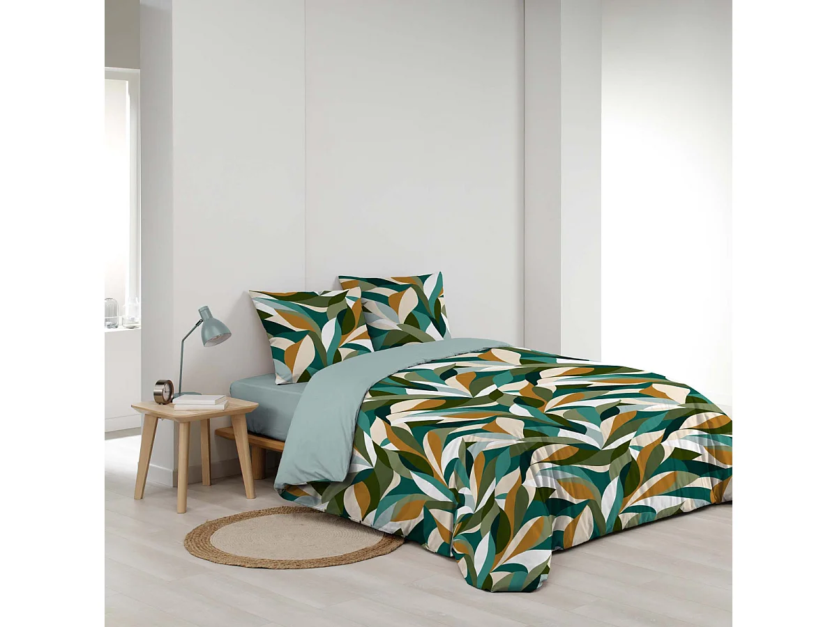 Parure de Lit 3 Pièces "Swan" 240x220cm Multicolore