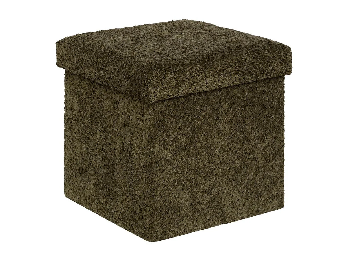 Pouf Coffre Pliable "Soana" 38cm Kaki