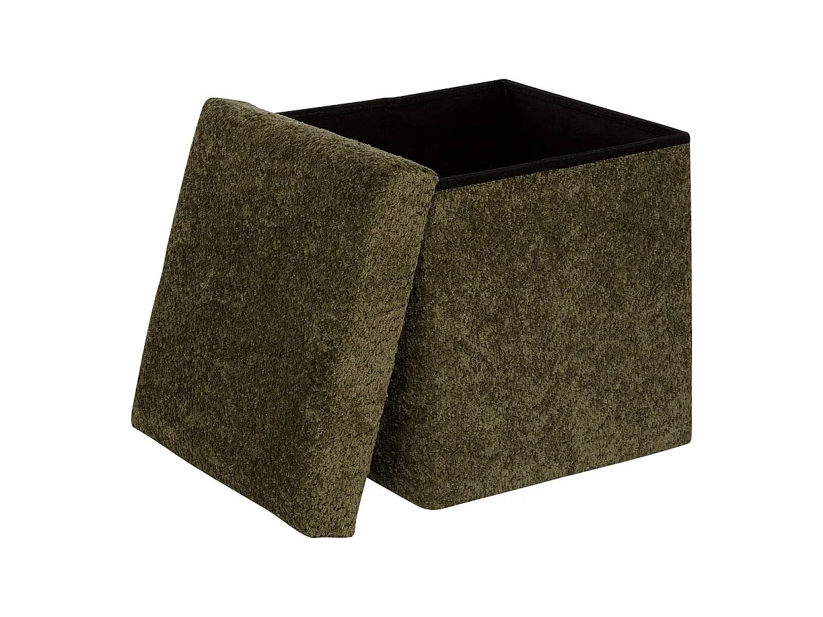 Pouf Coffre Pliable "Soana" 38cm Kaki