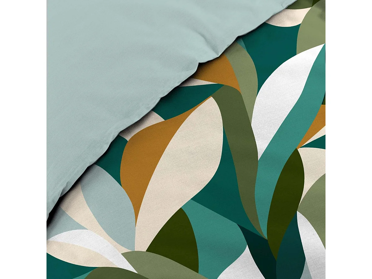 Parure de Lit 3 Pièces "Swan" 200x200cm Multicolore