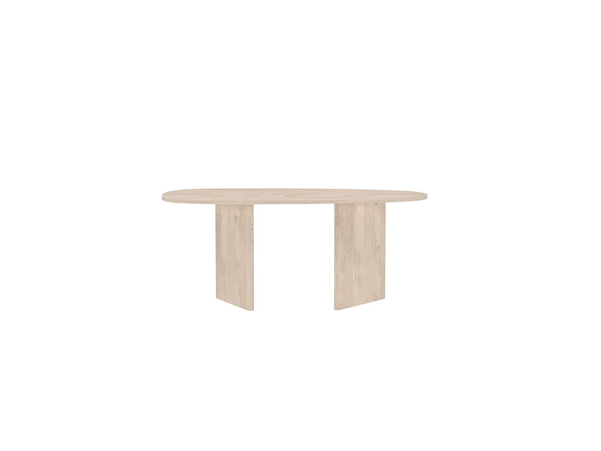 Table à Manger Design "Grönvik" 180cm Naturel