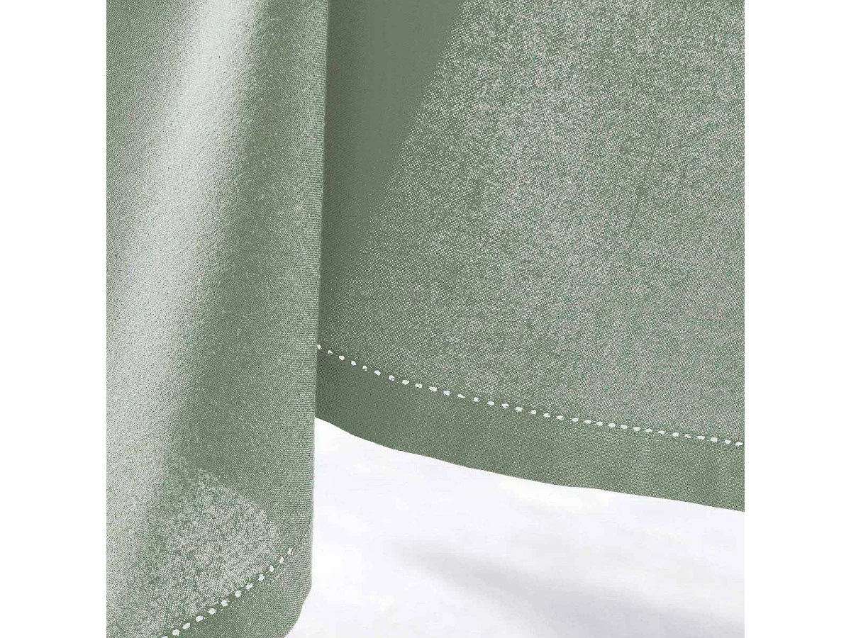 Nappe de Table Uni "Charline" 140x240cm Vert Cèdre
