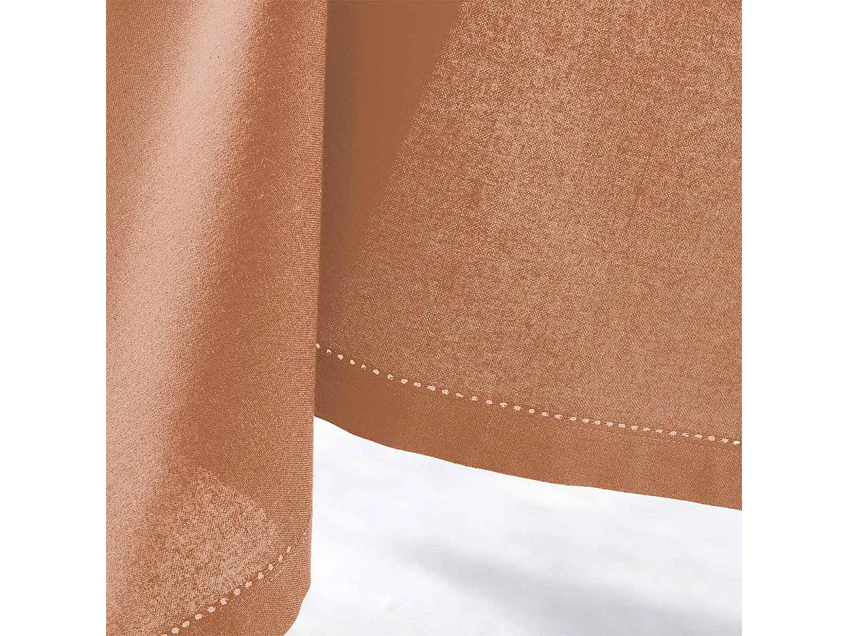 Nappe de Table Uni "Charline" 140x240cm Mocha