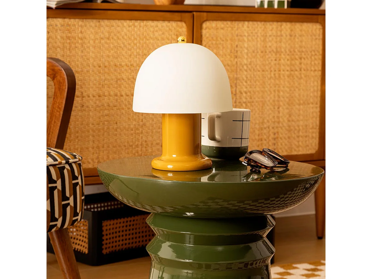 Lampe à Poser LED "Rick" 21cm Jaune