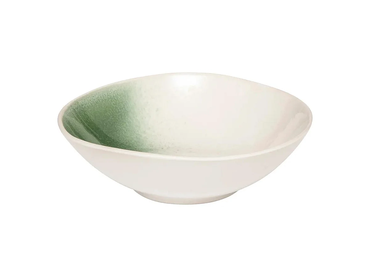 Lot de 6 Assiettes Creuses "Mala" 19cm Vert