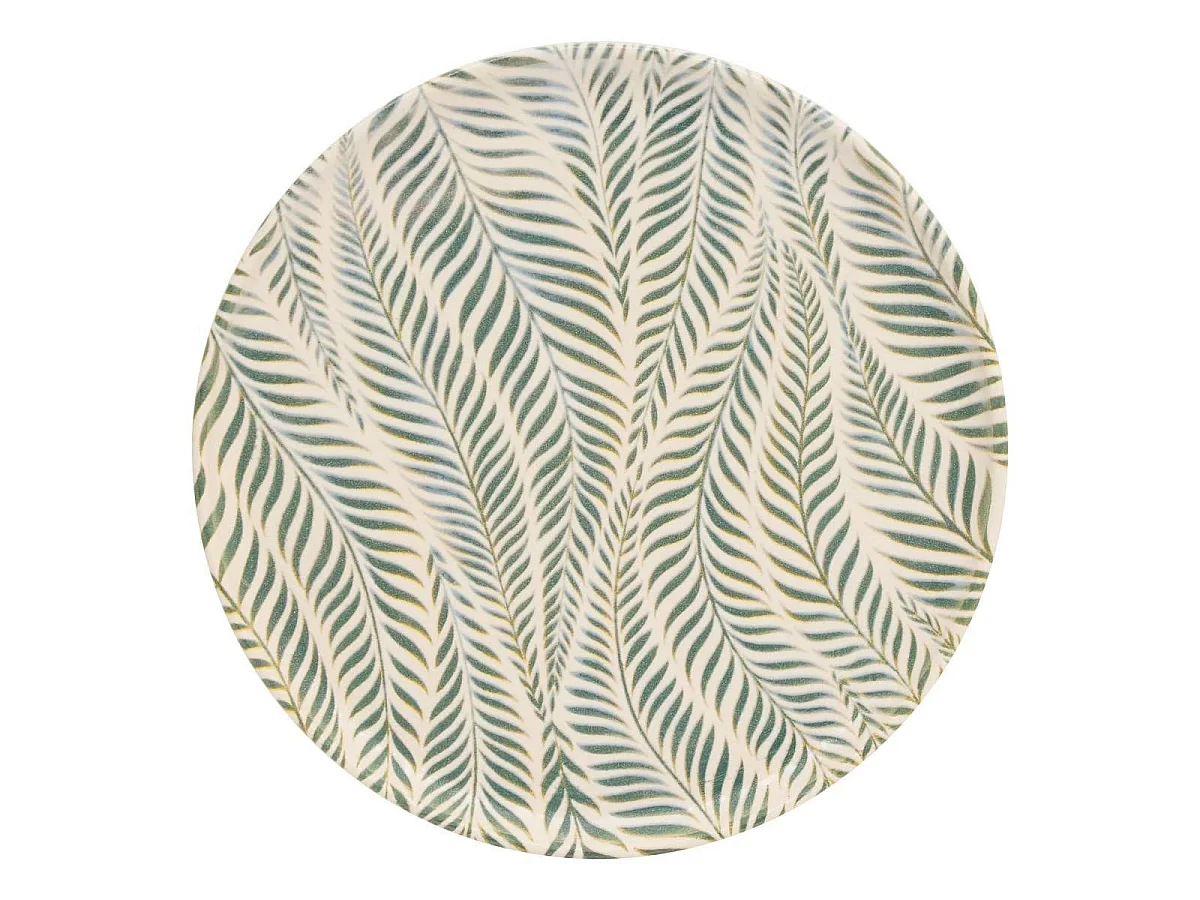 Lot de 6 Assiettes à Dessert "Gina" 22cm Vert