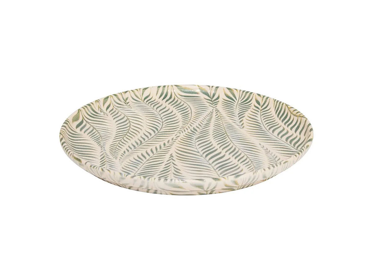 Lot de 6 Assiettes à Dessert "Gina" 22cm Vert