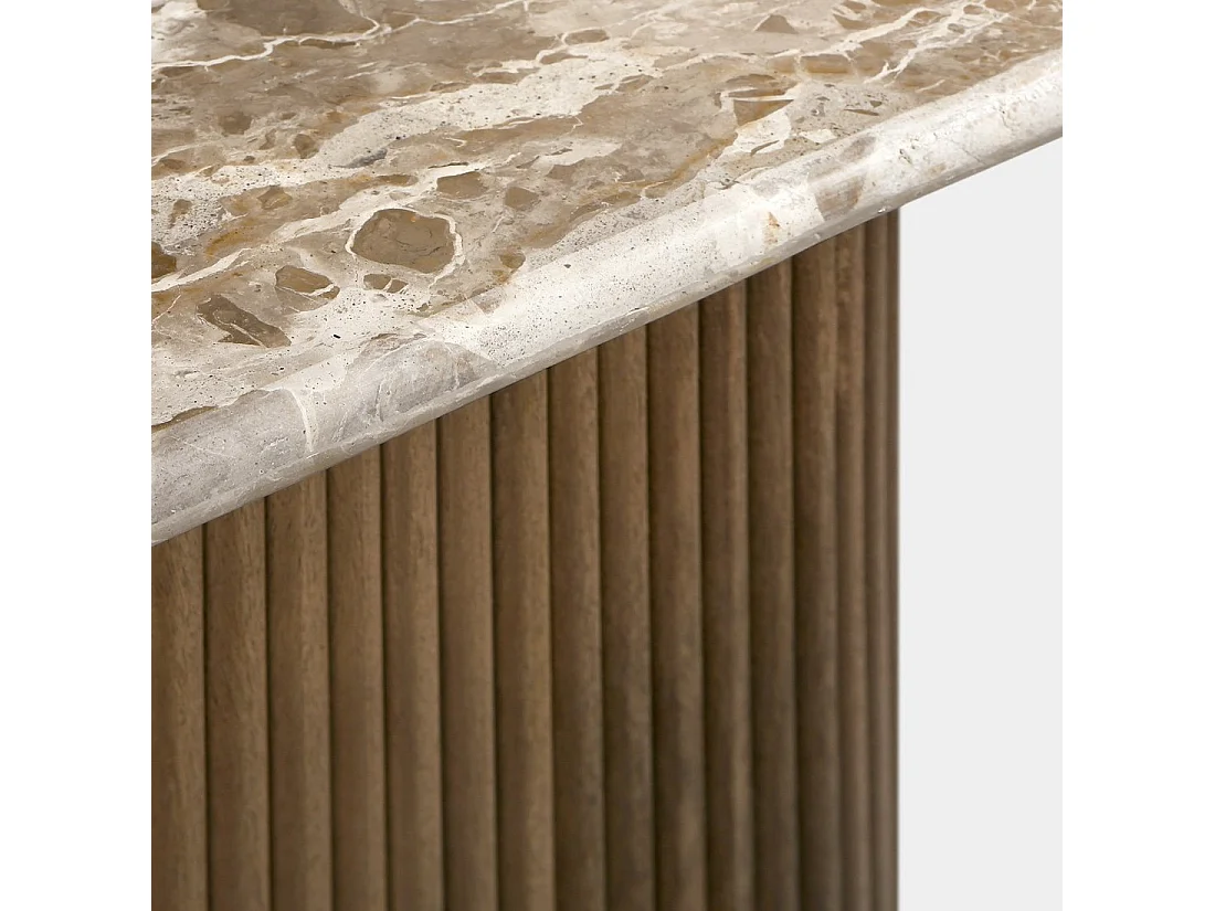 Console en marbre 122x75 cm-Veyra
