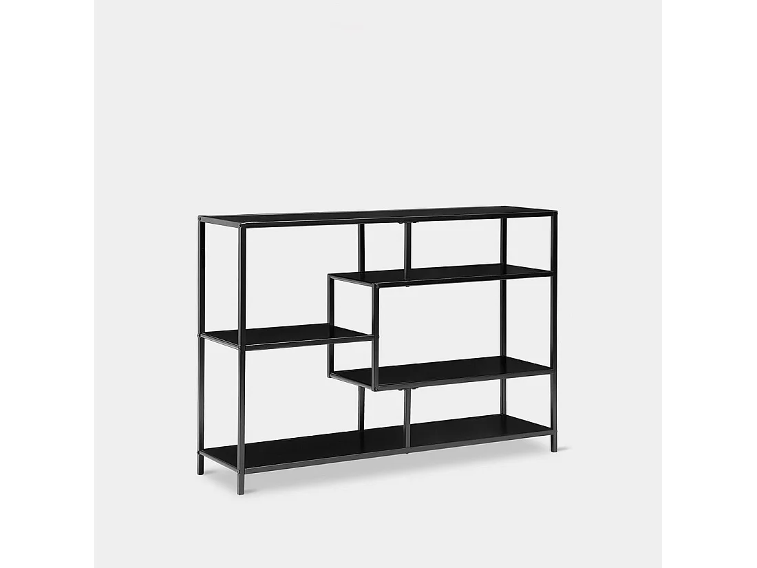 Estantería baja de Metal Negro 78 x 114- Ewan