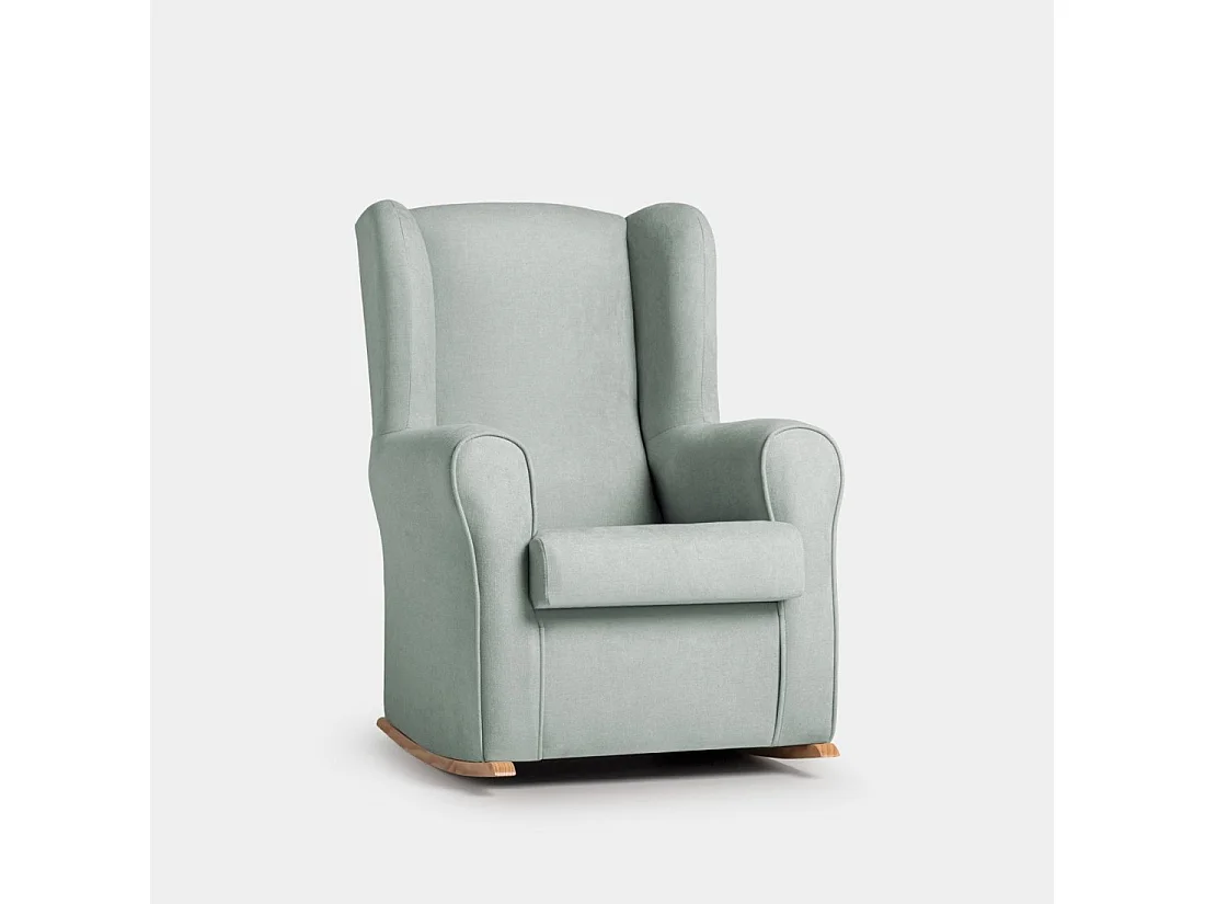 Fauteuil d'allaitement en tissu menthe 76x98 cm-Lily