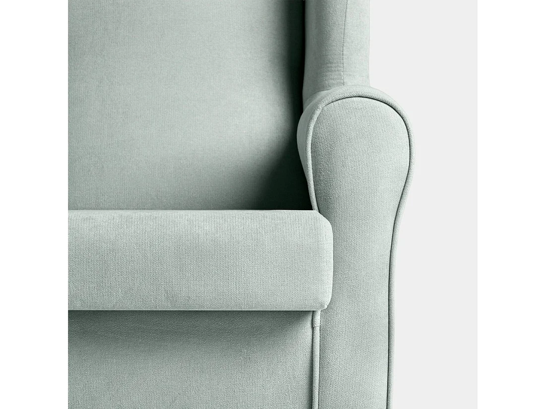 Fauteuil d'allaitement en tissu menthe 76x98 cm-Lily