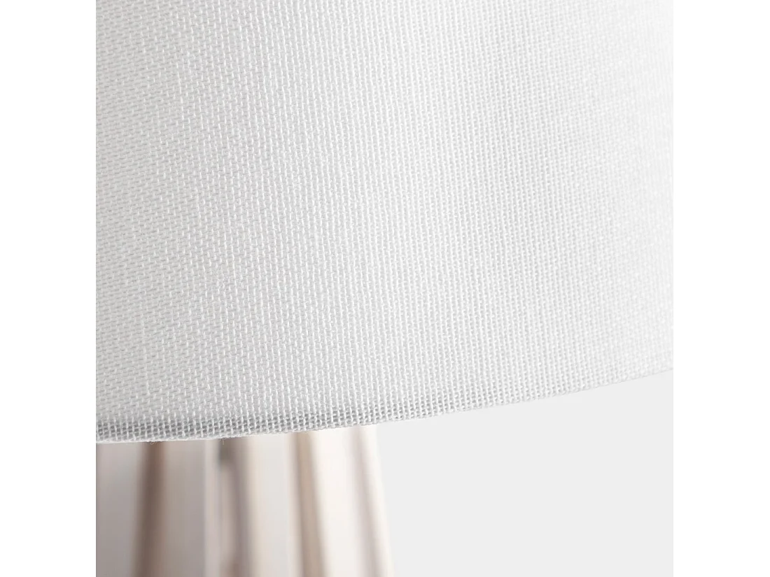 Lámpara de mesa de Madera Blanco 63 x 30- Auna