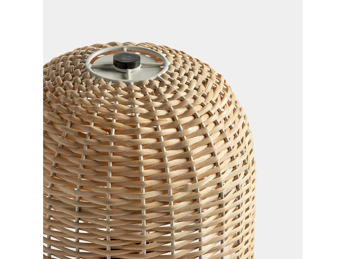 Lampe de table en rotin naturel 25x43 cm-Lada