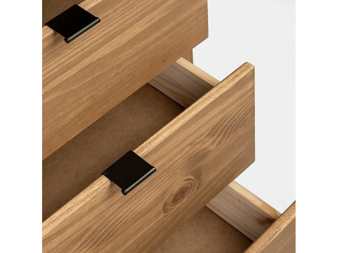Cómoda de Madera Natural 80 x 110- Sven